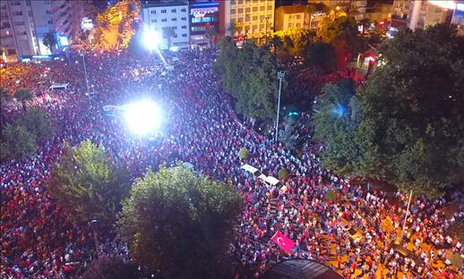 Garde de la démocratie à Denizli