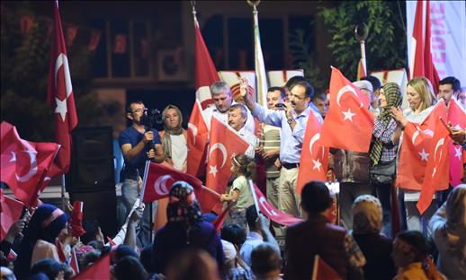 Garde de la démocratie à Uşak