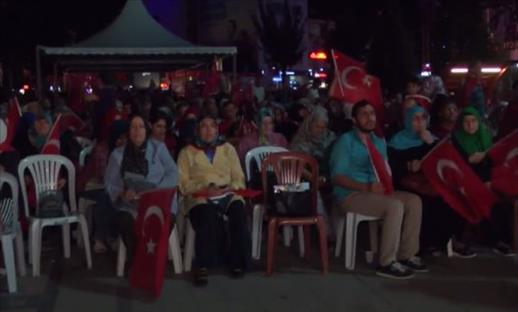 Garde de la démocratie à Çanakkale