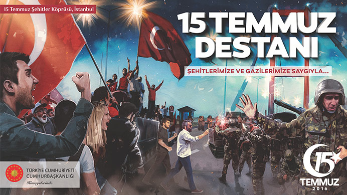 15 تموز /  يوليو جسر الشهداء اسطنبول